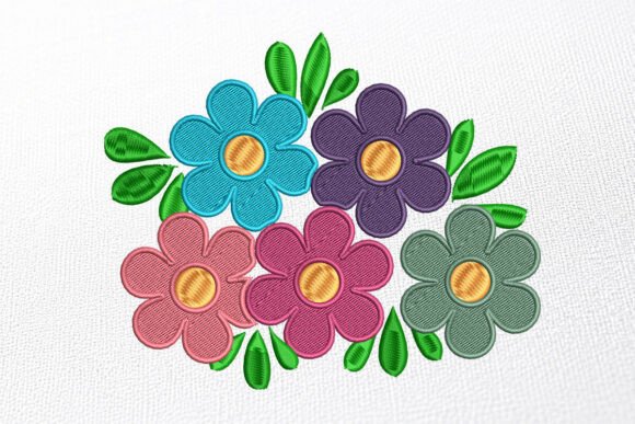 Download Floral Embroidery Design - Premium Bundle